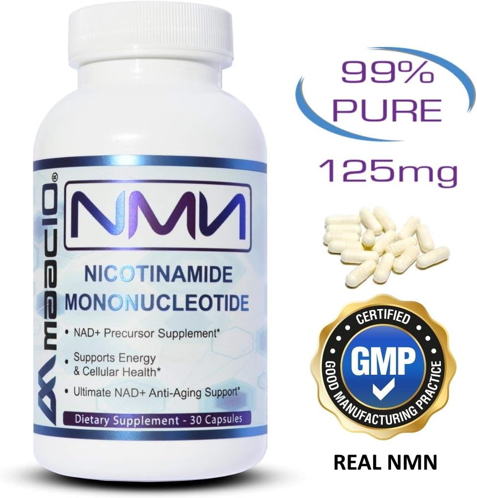 MAAC10 NMN Food Supplement – Nicotinamide Mononucleotide 125mg Capsules (30 Capsules) - görsel 5