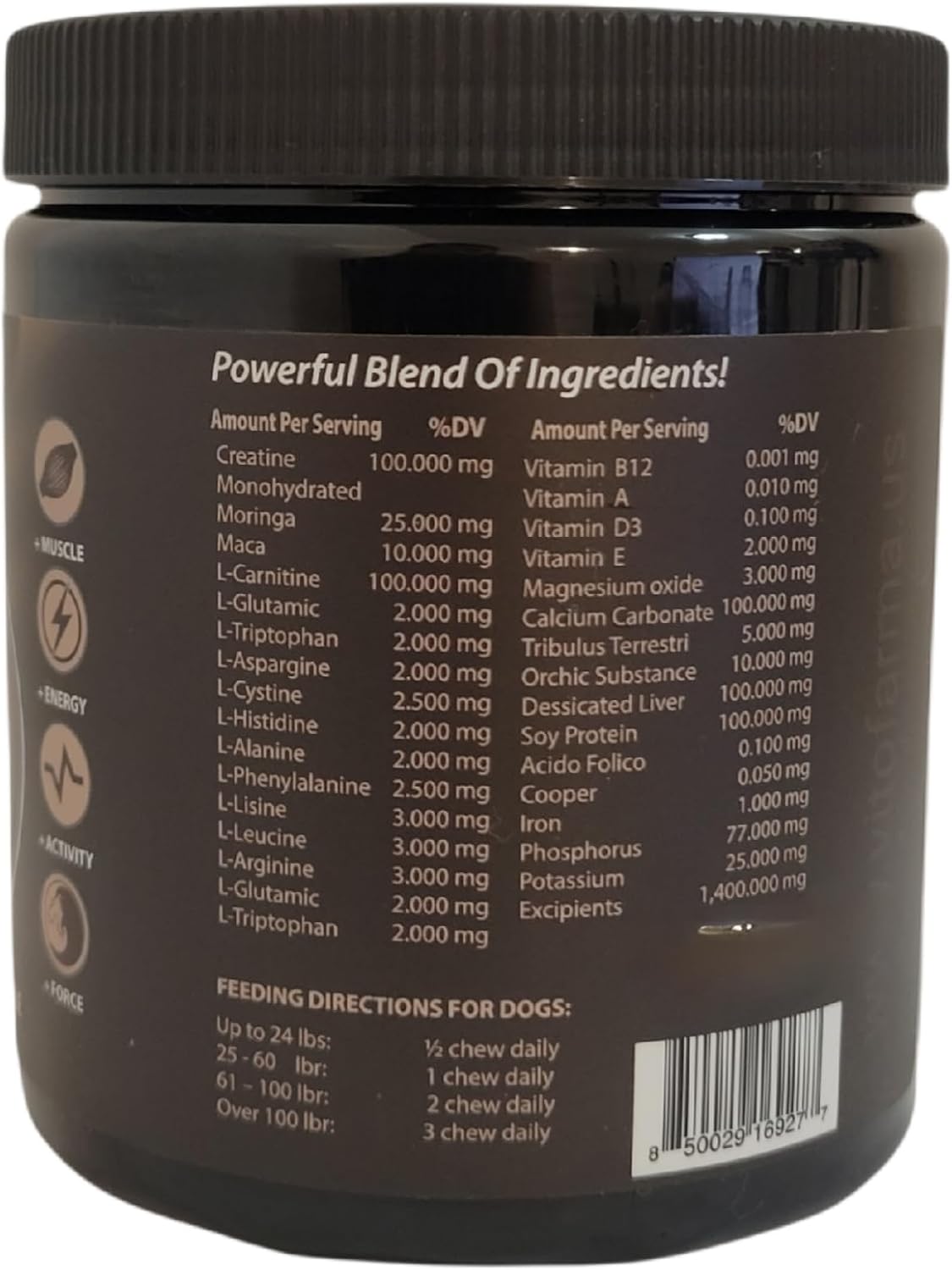 Predator Muscle Builder Chewable Tablets for Dogs – 60 Tablets - görsel 6