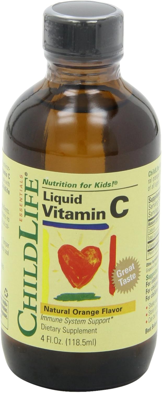 Child Life Liquid Vitamin C, Orange Flavour, Glass Bottle, 118ml (Pack of 2) - görsel 4
