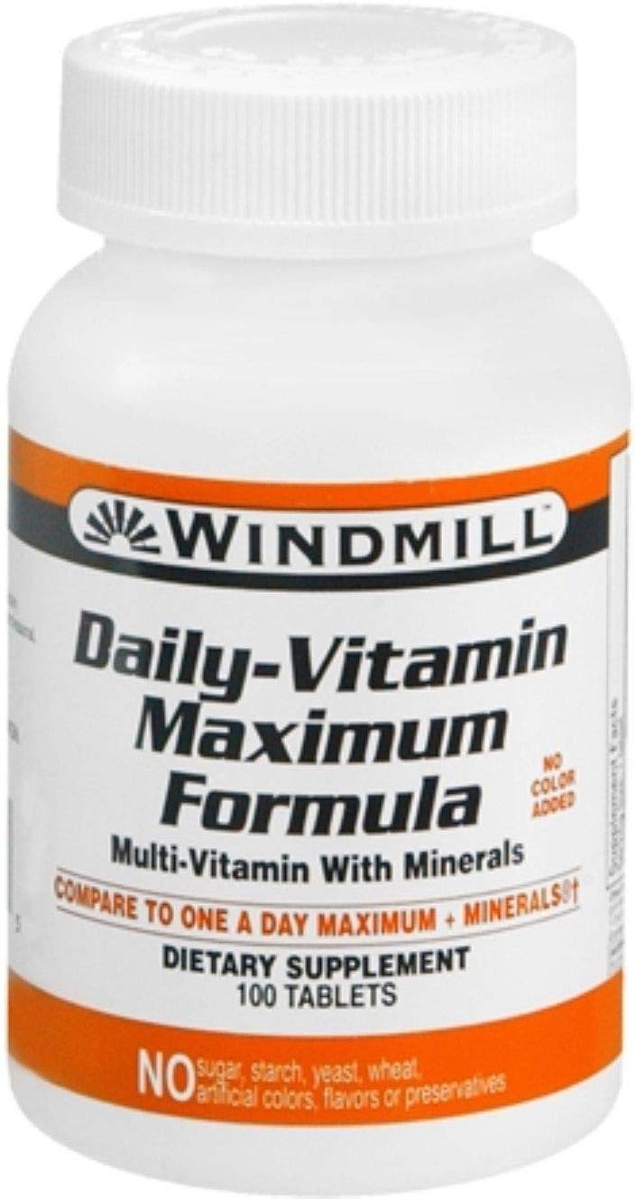 Windmill Maximum Formula Daily Vitamin 100 Tablets - görsel 1