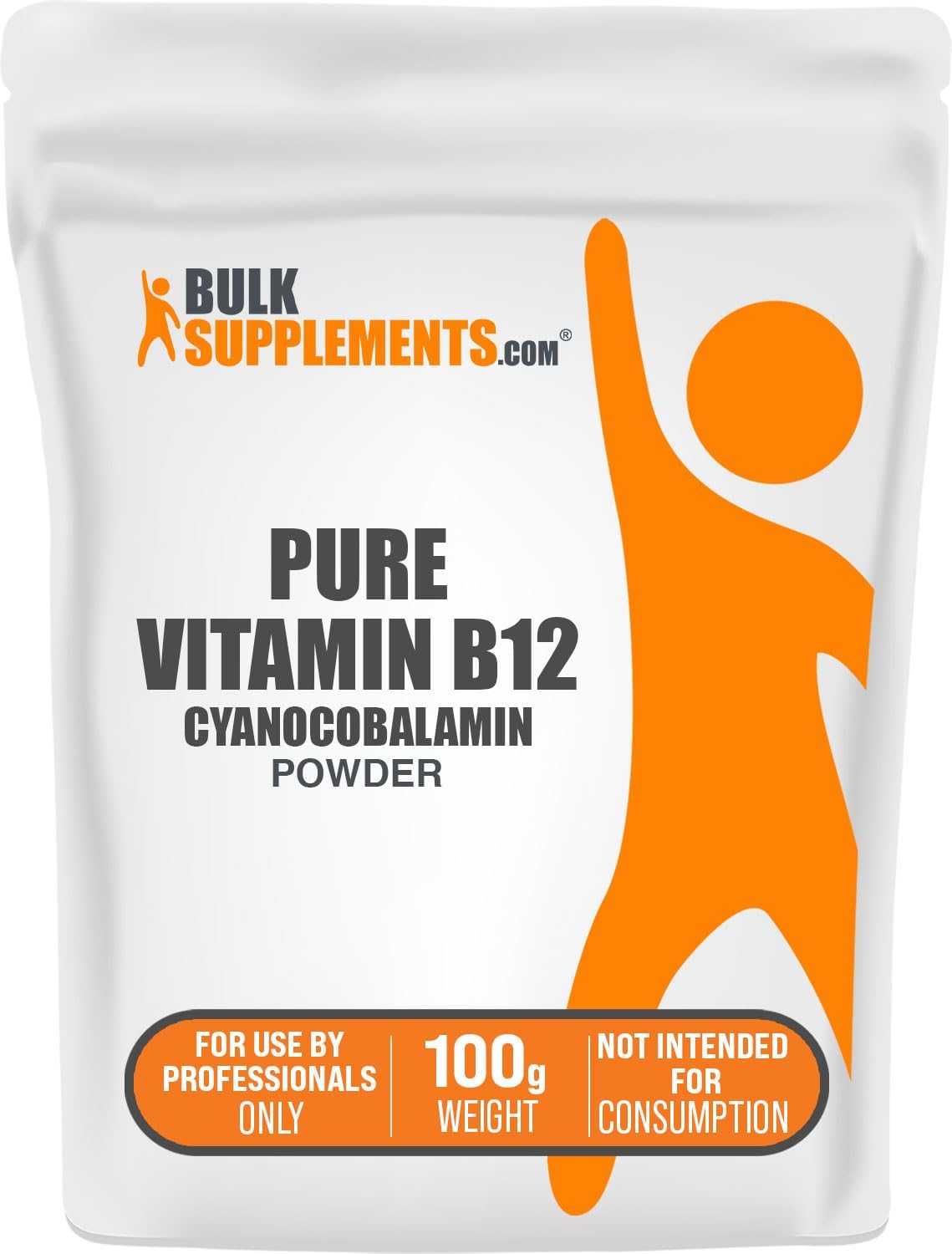Pure Vitamin B12 Powder – Cyanocobalamin, 25g - görsel 7