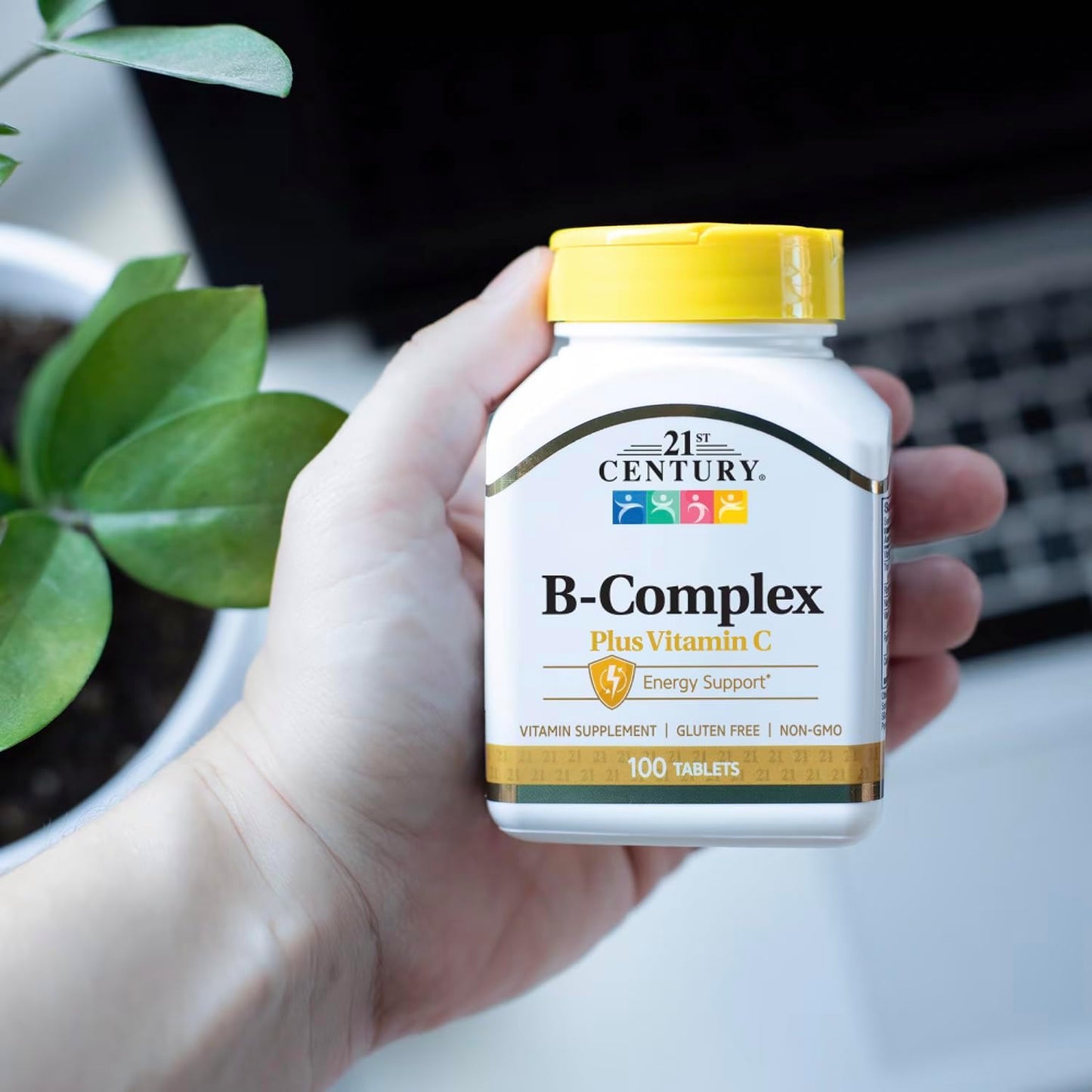 21st Century Vitamin B Complex with Vitamin C, 100 Capsules - görsel 3