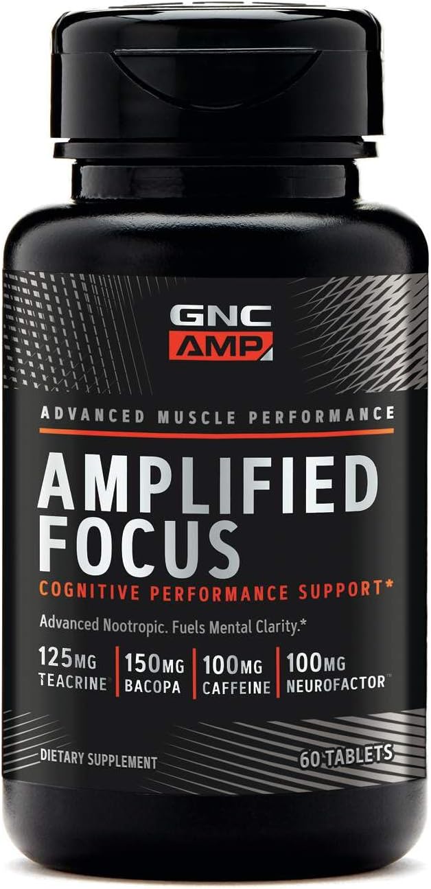 GNC AMP Amplified Focus, 60 Tablets - görsel 1