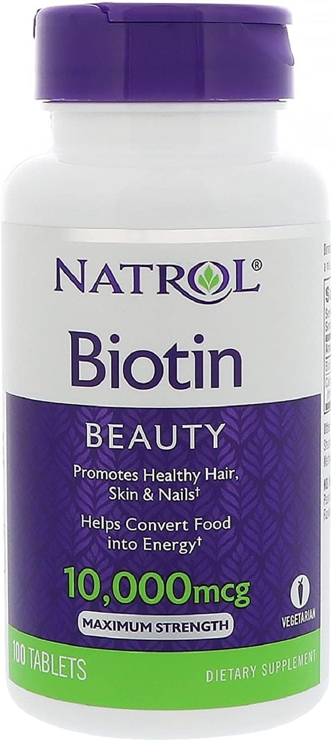 Natrol Biotin Max 10,000mcg - görsel 1