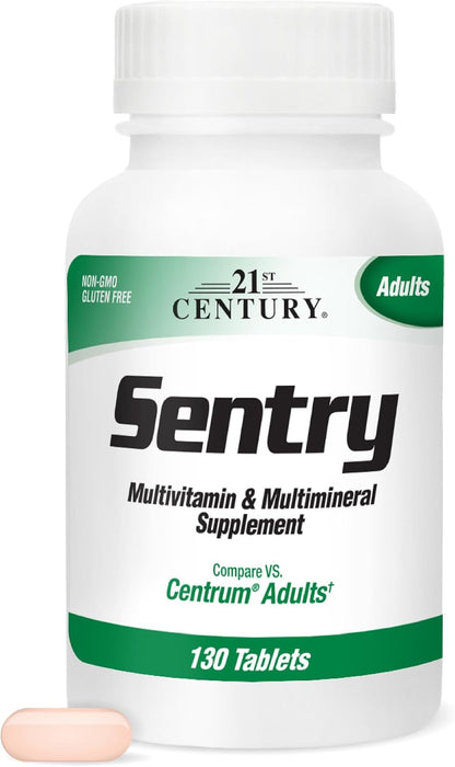 21st Century Sentry Multivitamin Tablets, 130 Count