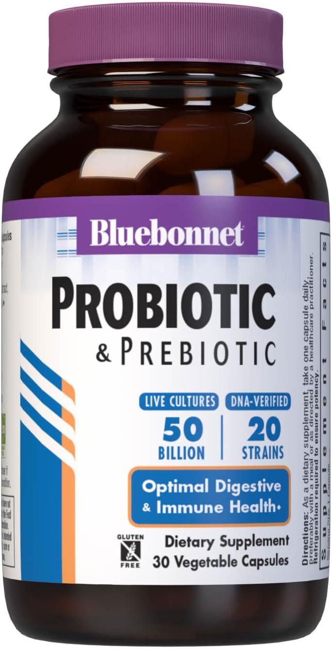 Bluebonnet Nutrition Advanced Choice Single Daily Probiotic - 50 Billion CFU, 30 Capsules - görsel 1