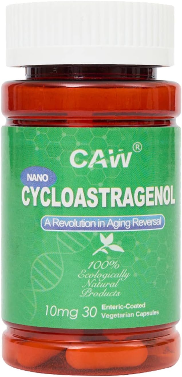 CAW Nano Cycloastragenol 10mg – Enteric Coated Capsules for Optimum Absorption - görsel 1