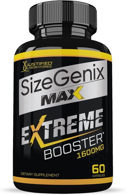 (2 Pack) Sizegenix Max 1600MG Advanced Men's Health Formula 120 Capsules
