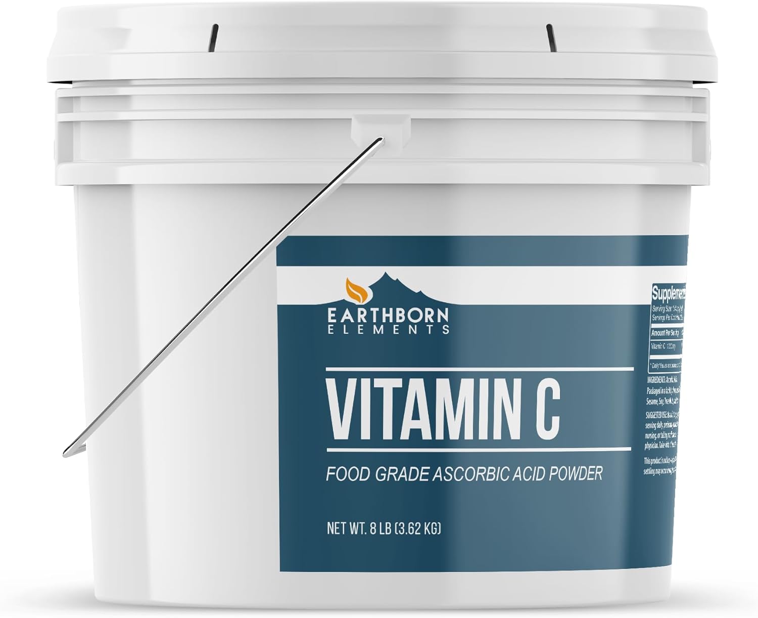 Earthborn Elements Vitamin C Powder (1 US Gallon - 3.78 L) - görsel 3