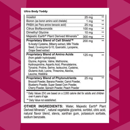 Youngevity Ultra Body Toddy - 100+ Nutrient Liquid Multivitamin & Mineral Supplement, 946 ml