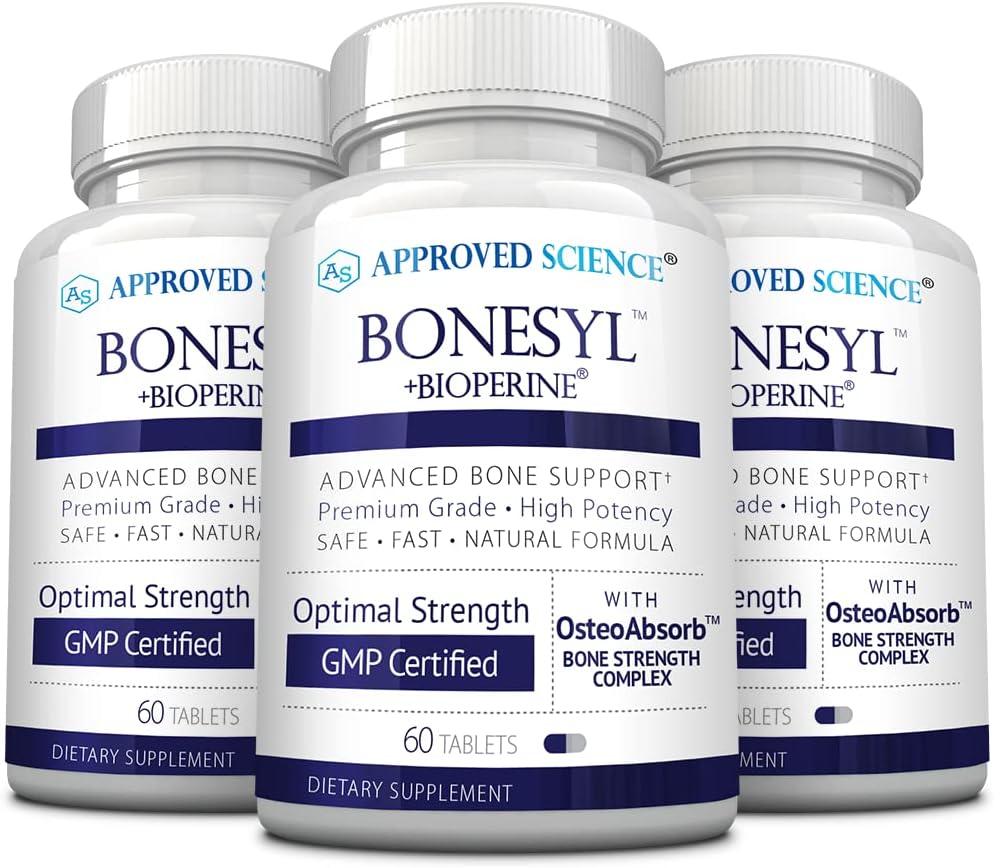 Approved Science Bonesyl - Bone Health Food Supplement with K2, Magnesium, and BioPerine - 360 Tablets - görsel 8
