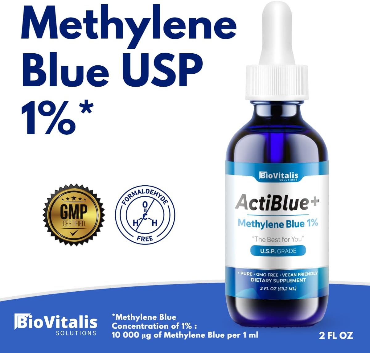 Actiblue+ Methylene Blue 1% (2 fl oz) - görsel 2