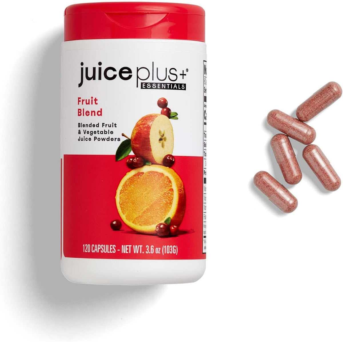 JuicePlus+ Fruit and Vegetable Supplement - Whole Food Blend with 20 Fruits & Vegetables (2 Bottles, 120 Servings) - görsel 3