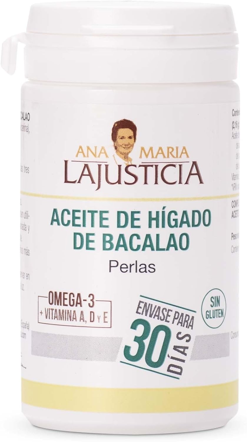 ANA MARIA LAJUSTICIA HIGADO BACALAO 90perlas - görsel 1