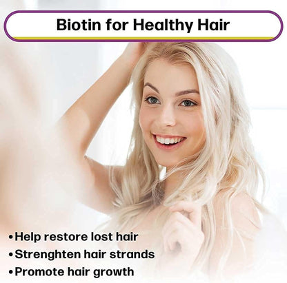 SBR Nutrition Biotin Liquid Drops, 5000 mcg, Vanilla, 30 ml