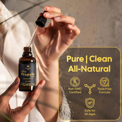 Natural Bee Propolis Extract, 30 mL, Advanced Liquid Tincture
