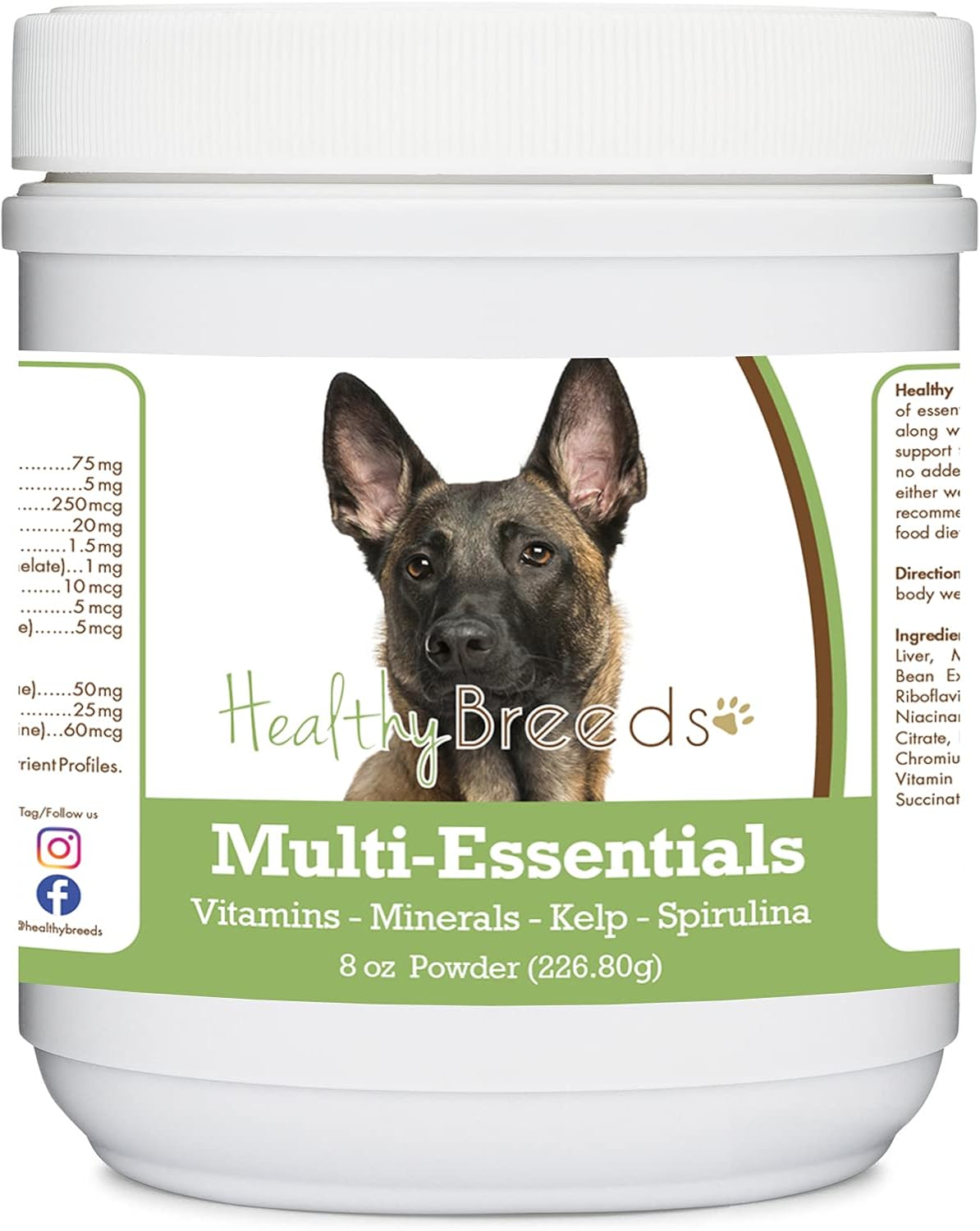 Healthy Breeds Belgian Malinois Multi-Essentials Powder for Dogs - 227g - görsel 1