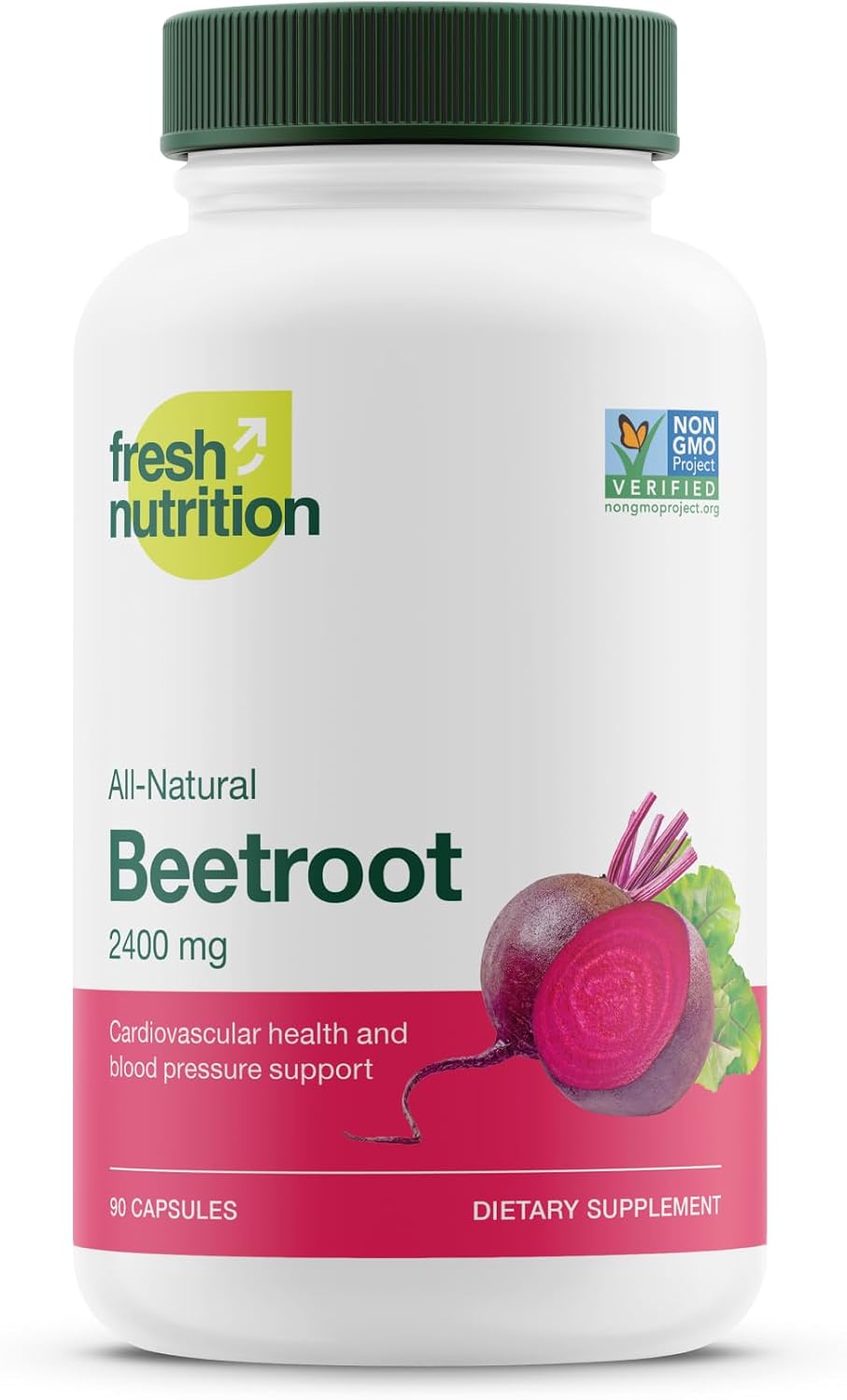 Organic Beet Root Capsules – 2400mg Potent Dose – Antioxidant Support – Vegan, Non-GMO, Gluten-Free - görsel 1