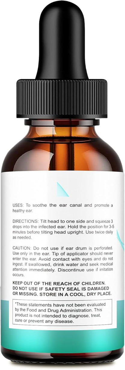 Echo Free Tinnitus Drops – All Natural Ear Health Support Liquid Supplement (3 Pack)