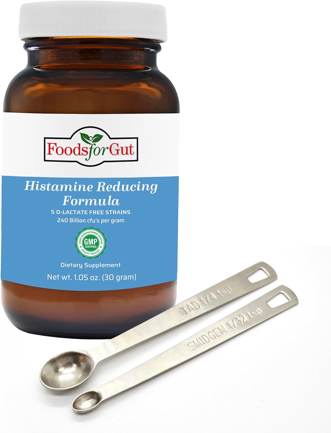 Foods For Gut Histamine & D-Lactate Free Probiotic Powder – 240 Billion CFU, 60 Grammes - görsel 9