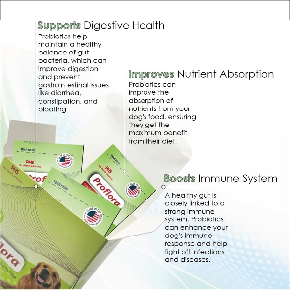 Daily Probiotics and Prebiotics for Dogs, Supports Digestive Health and Immune System, 30 Powder Sachets, 30g (1-Pack) - görsel 2