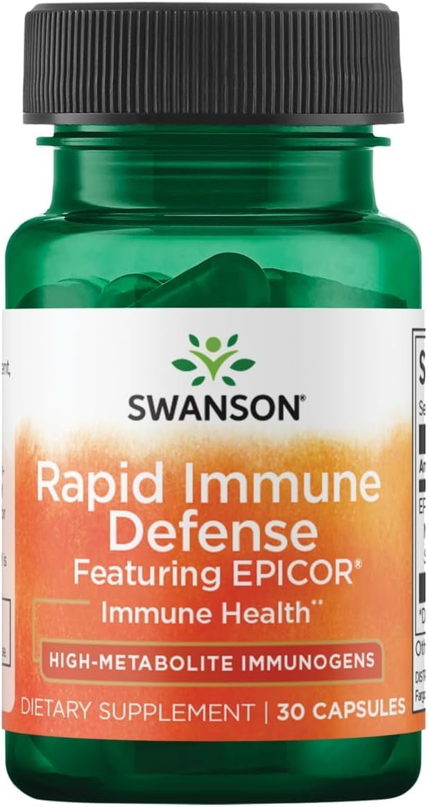 Swanson EpiCor High-Metabolite Immunogens - 500 mg, 30 Capsules - görsel 1