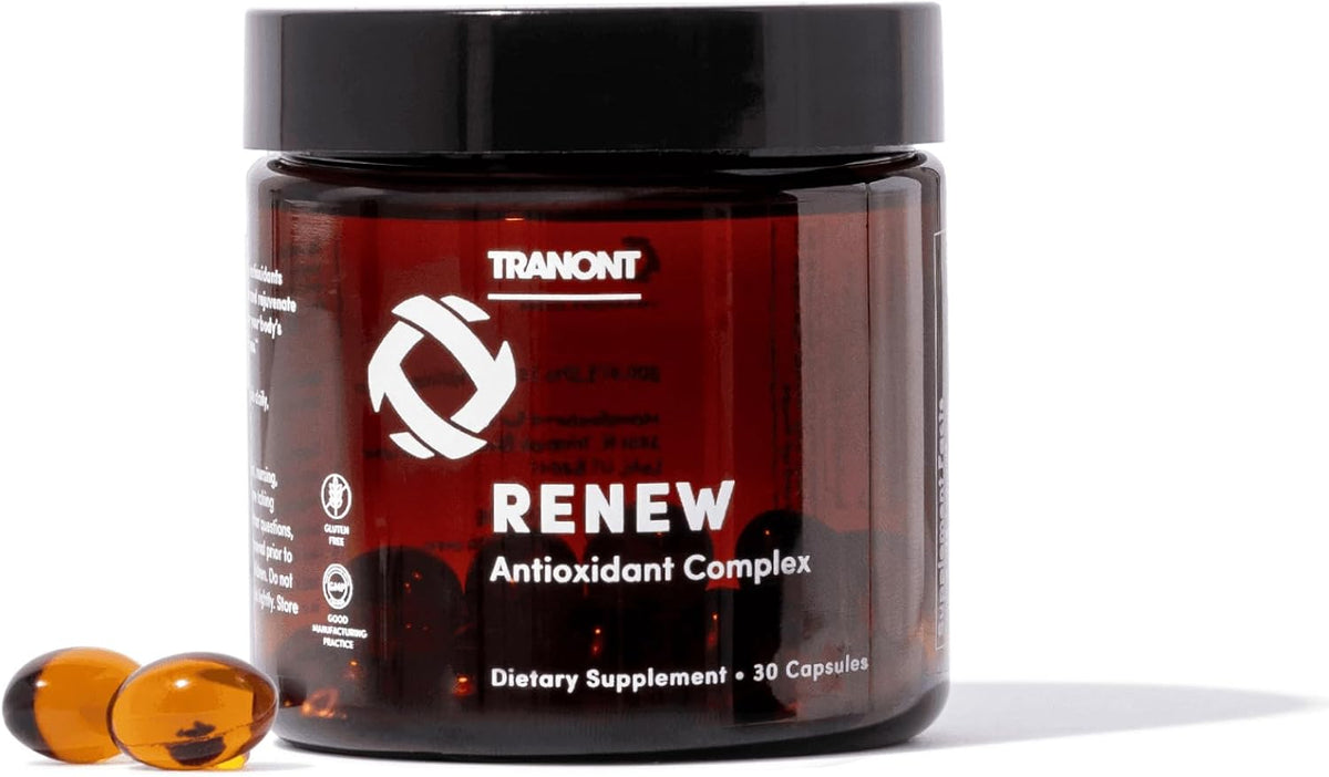 Tranont Renew - Antioxidant Complex for Vitality & Wellness | Vitamin E Tocotrienols & Geranylgeraniol | Supports Healthy Cellular Function, Joint Health, & Youthful Glow - 30 Capsules - görsel 1