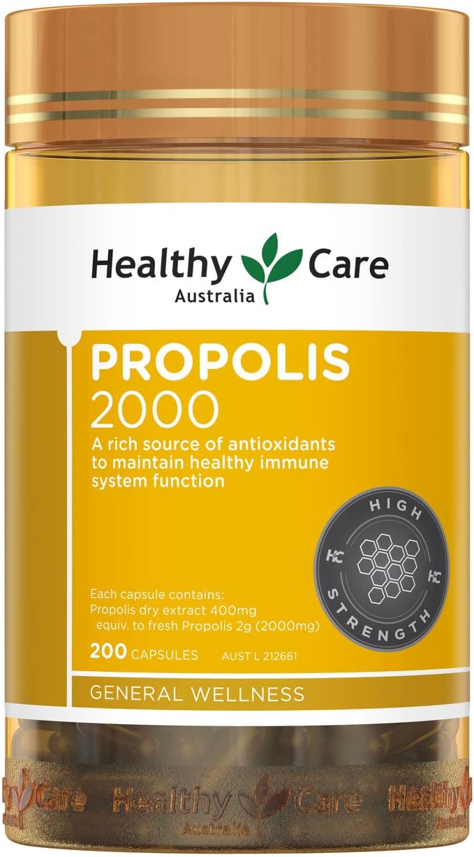 Healthy Care Propolis 2000 - 200 Capsules - görsel 1