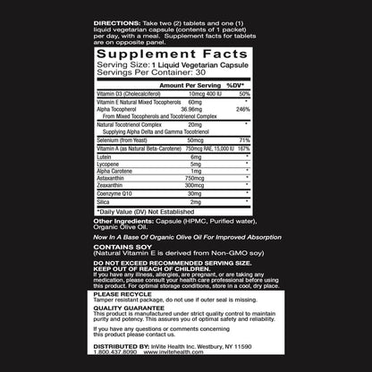 Invite Health Core Multivitamin - Essential Vitamins and Minerals, 30-Day Supply (Pack of 2)