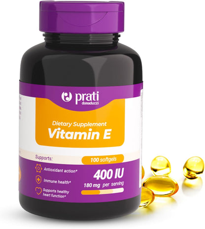 Prati Donaduzzi Vitamin E 300 Soft gel capsule Capsules, 400 IU (180 mg dl-Alpha)