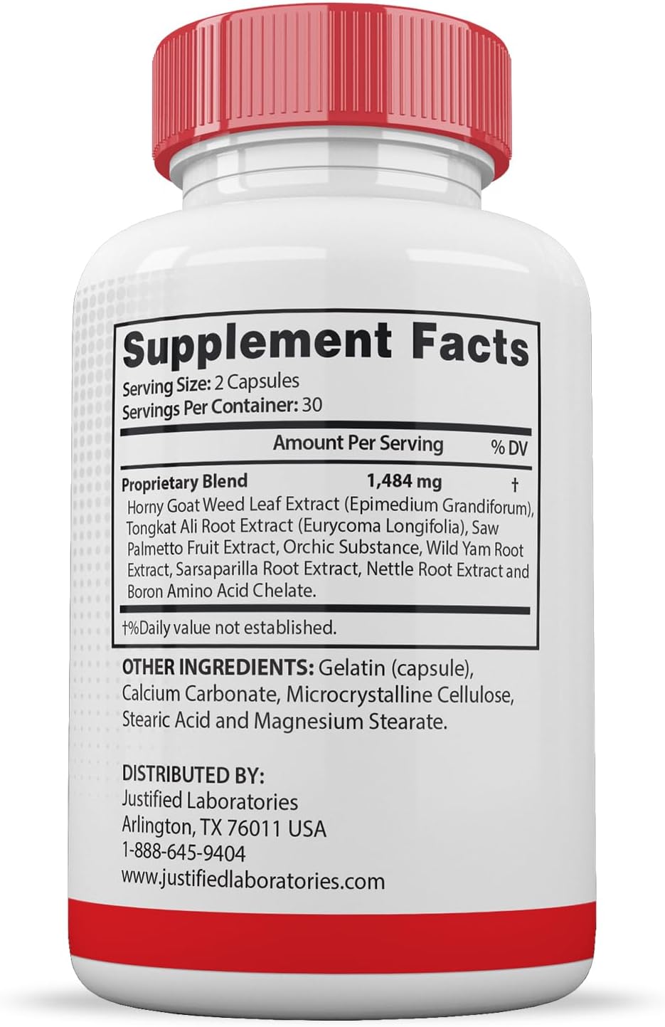 Vital Pump XL Pills 1484mg Advanced Formula Proprietary Blend for Men's Health 60 Capsules - görsel 5