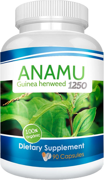 VITAMISAN Anamu 1250 mg Organically Cultivated 90 Capsules petiveria alliacea
