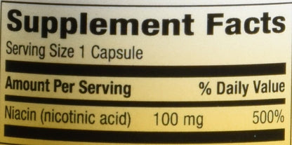 Niacin 100mg 100 Capsules (Pack of 2)