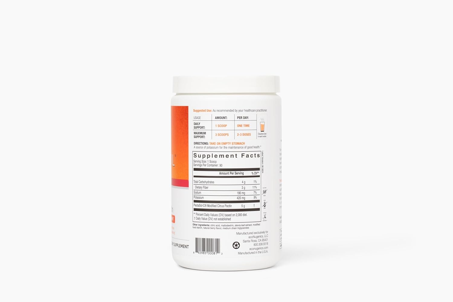PectaSol Modified Citrus Pectin – Berry Powder, 551g - görsel 2