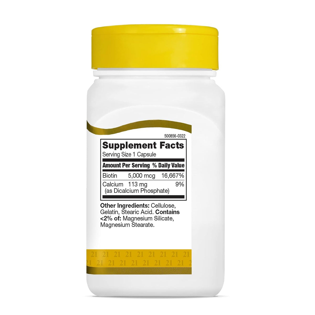 21st Century Biotin, 5,000 mcg, 110 Capsules - görsel 5