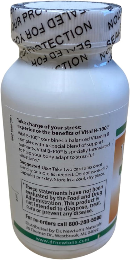 Vital B100 Vitamin B Complex Food Supplement - 60 Capsules