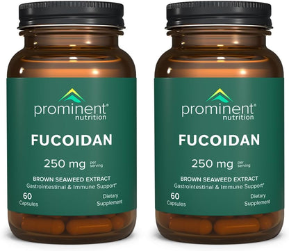Prominent Nutrition Fucoidan Gut Health & Immune Support Food Supplement – 250mg, 60 Capsules