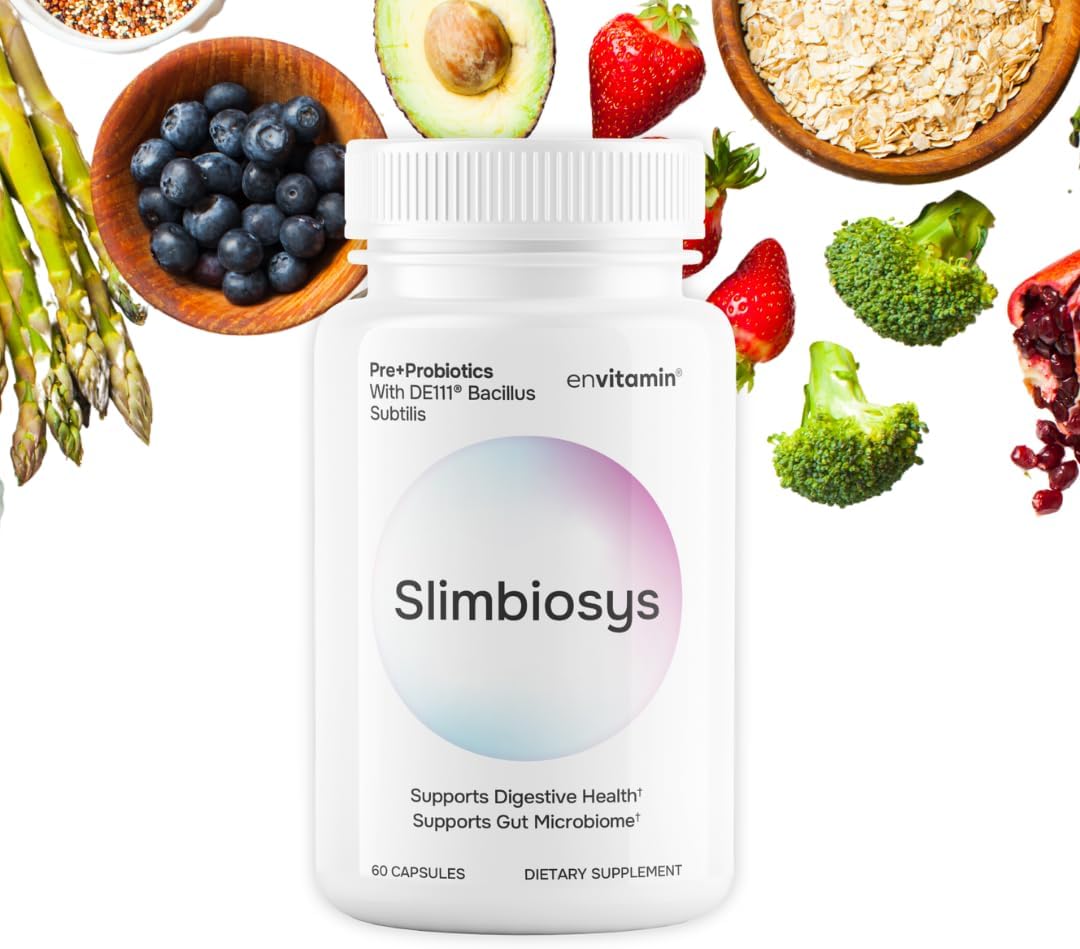 envitamin Slimbiosys Ultra Probiotic Capsules - Prebiotics & Probiotics for Women & Men - Supports Your Digestive Health - görsel 9