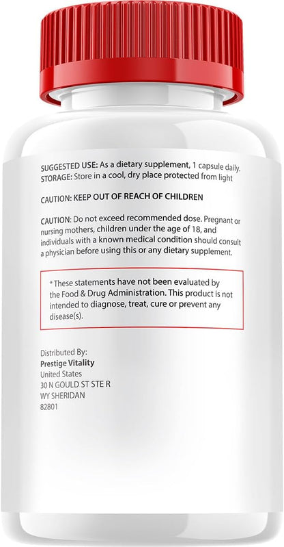 Gluco Bio Healthy Vitamin Capsules – Advanced Supplement, 300 Capsules (Pack of 5)