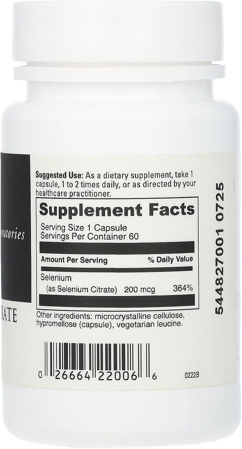 Selenium Citrate 60 VegiCaps – DAVINCI - görsel 2