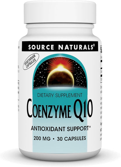 Source Naturals Coenzyme Q10 200 mg – 60 Vegetarian Capsules
