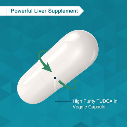 Zingicin TUDCA Supplement 1200 mg - 120 Veggie Capsules