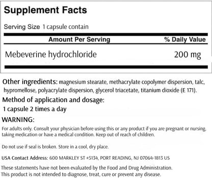 Generic Duspatalin 200 mg 30 Capsules