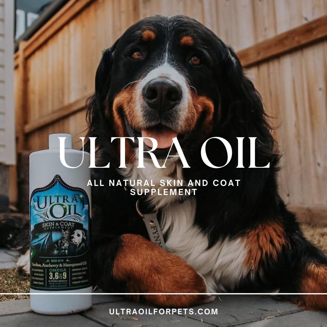 Ultra Oil Skin and Coat Supplement for Dogs and Cats, 128 oz - görsel 3