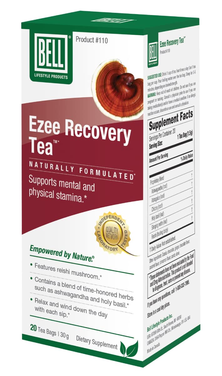 Bell Lifestyle Products Ezee Recovery Tea – Herbal Blend for Relaxation and Wellbeing - görsel 1