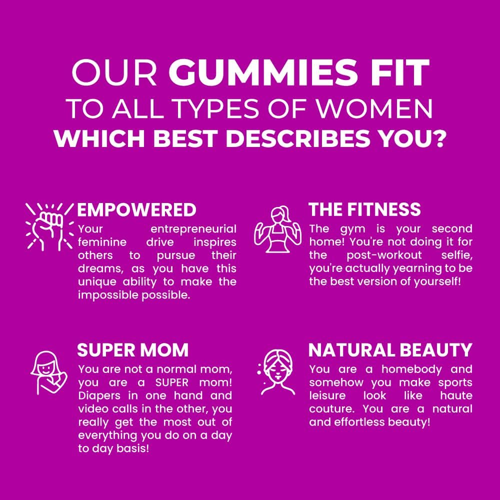Esmerally Women's Pack: Multivitamin & Apple Cider Vinegar Gummies - 120 Gummies - Natural Fruit Flavour - Gluten-free & Non-GMO - görsel 8