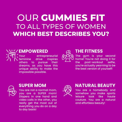 Esmerally Women's Pack: Multivitamin & Apple Cider Vinegar Gummies - 120 Gummies - Natural Fruit Flavour - Gluten-free & Non-GMO
