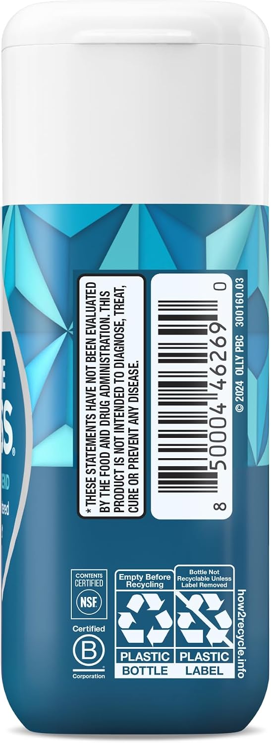 OLLY Ultra Strength Goodbye Stress Soft Capsules – Stress Relief Food Supplement with GABA, Ashwagandha, L-Theanine & Lemon Balm, 60 Count - görsel 6