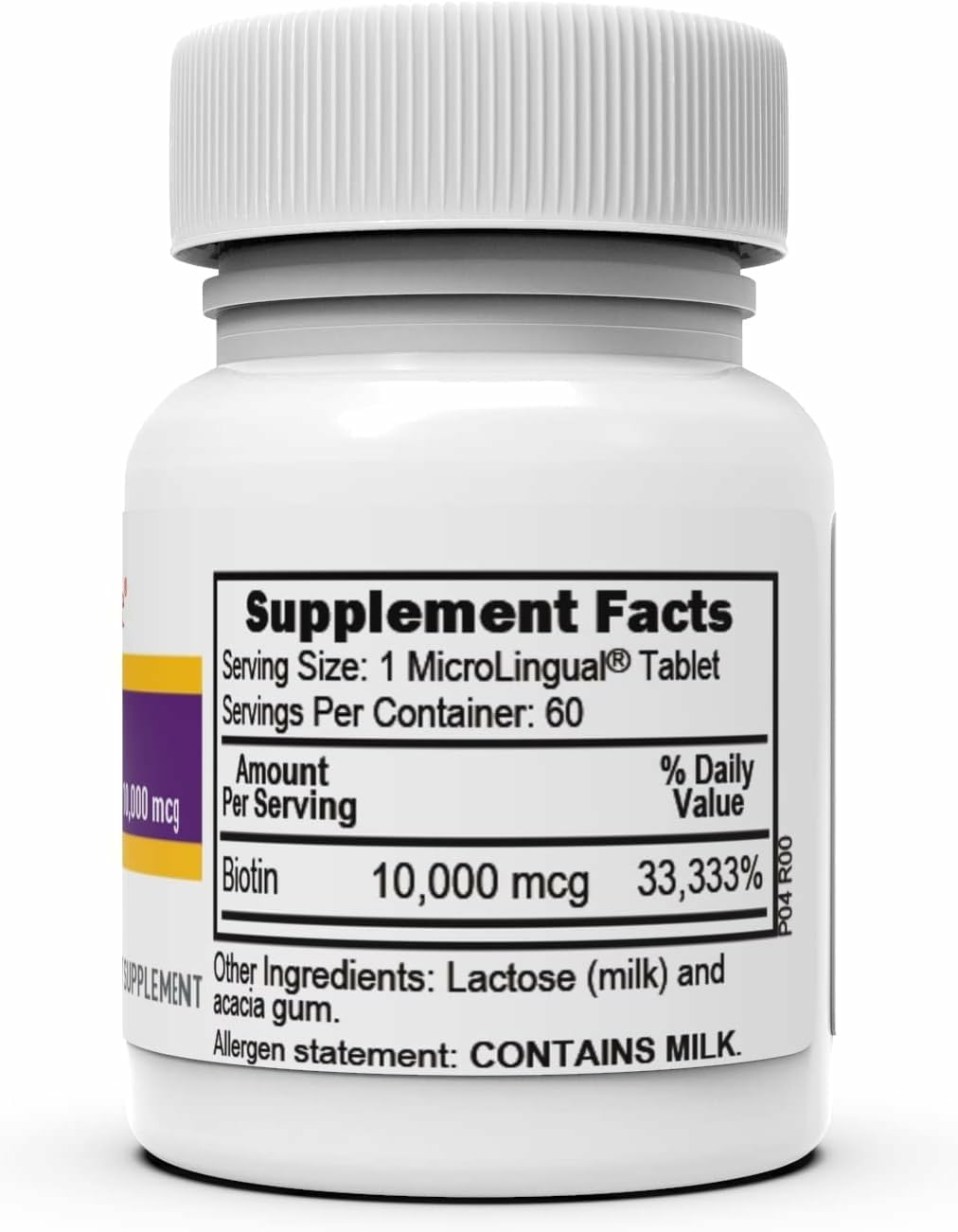 Superior Source Biotin 10,000 mcg – Daily Supplement for Hair Health & Growth – Natural Biotin Supplement Aids Healthy Nails & Skin – 60 Sublingual Dissolving Tablets - görsel 4
