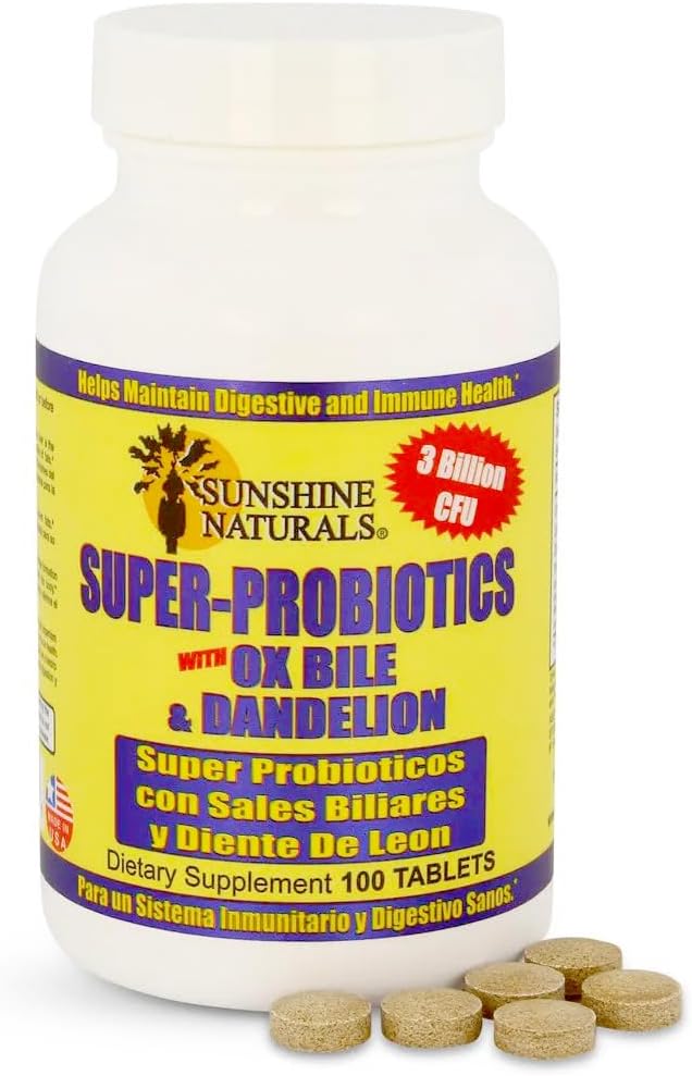 Sunshine Naturals Super Probiotics Supplement - 100 Capsules - görsel 5